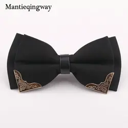 Бренд mantieqingway Банкетный Многослойные бабочкой для Костюмы платье Gravatas полиэстер мужской галстук Для женщин галстуки Свадебная вечеринка