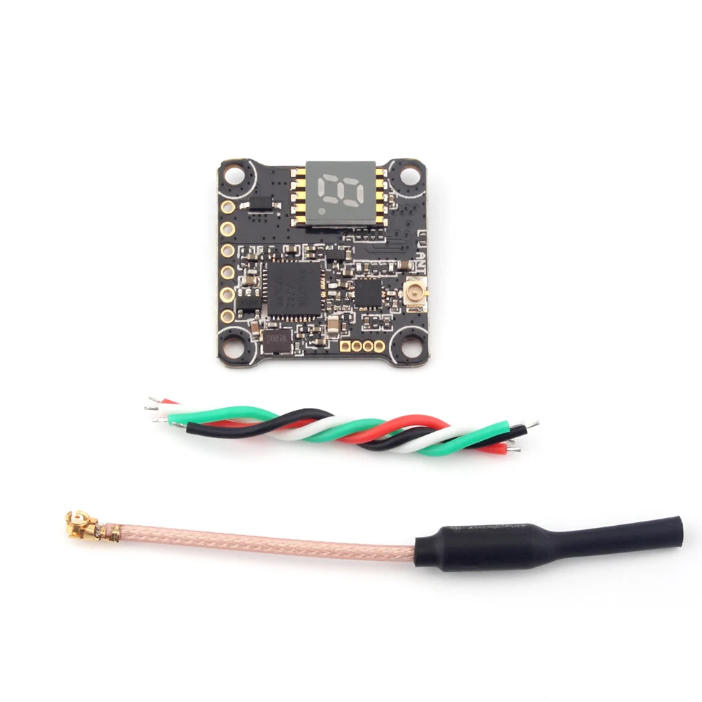 

FPV VX20 5.8G 48CH 25mW 100mW 200mW 350mW Switchable Transmitter BEC for RC Racing Quadcopter Drone Helicopter