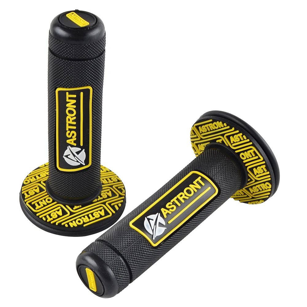 22/24mm Hand Grips Handgrip For Kawasaki KX KLX 125 KXF 250 450 KXF250 KXF450 KX125 KX250 KX450F KX250F - Цвет: Gold