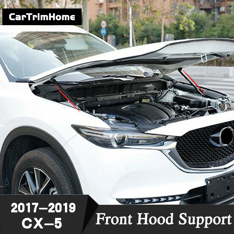 Крышка переднего двигателя с поддерживающими амортизаторами для Mazda 2 шт.