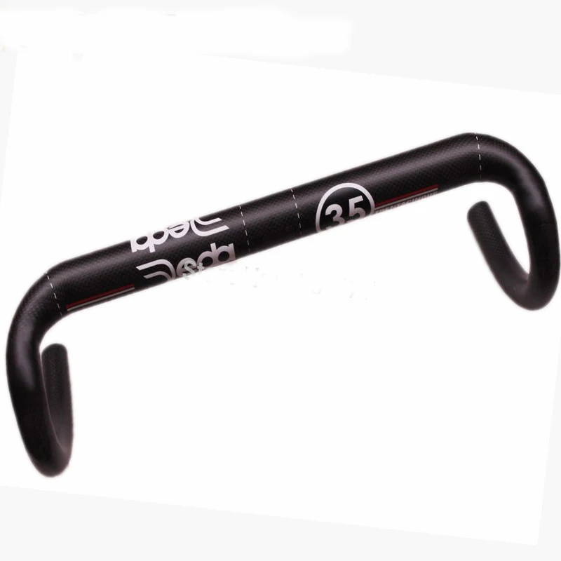 

DEDA Carbon Road Handlebar EDA 35MM element bike bent bar carbon road bicycle parts handlebar 400 420 440mm matte USA style