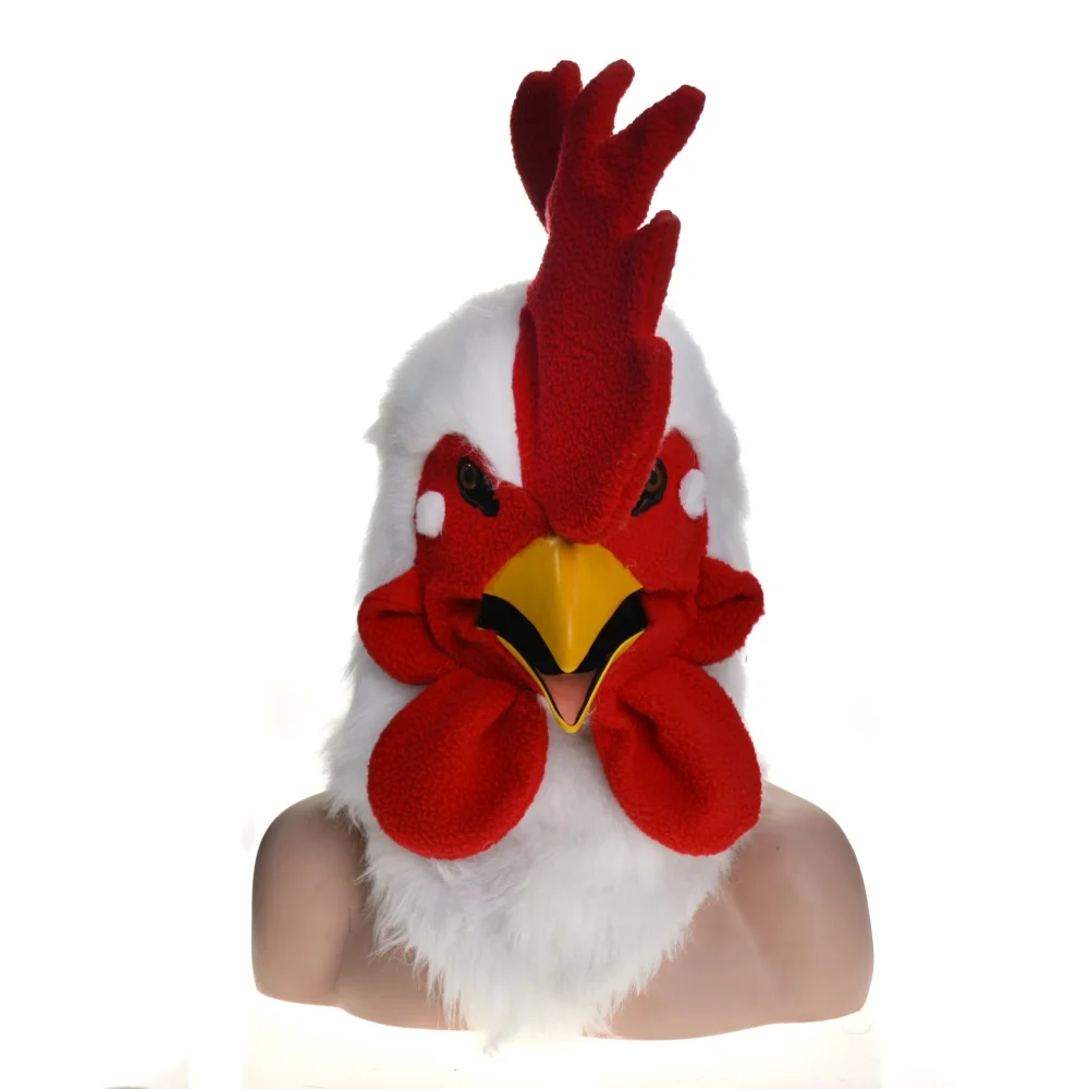 

Cock moving mouth mask with mover mouth mask wholesale design OEM ODM manufacture factory party Halloween outdoor holiday