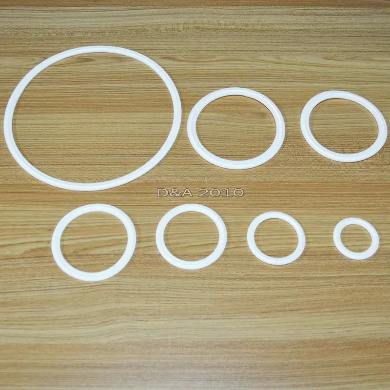 

8" PTFE Gasket Fits 232 mm OD Sanitary Tri Clamp Type Ferrule Flange