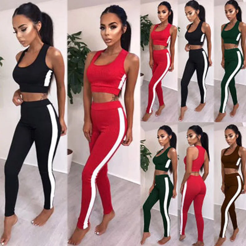 

SALSPOR Women Sportswear Solid Yoga Set Running Fitness Jogging T-shirt Leggings Tracksuit High Elastic Breathable Gym Clothing