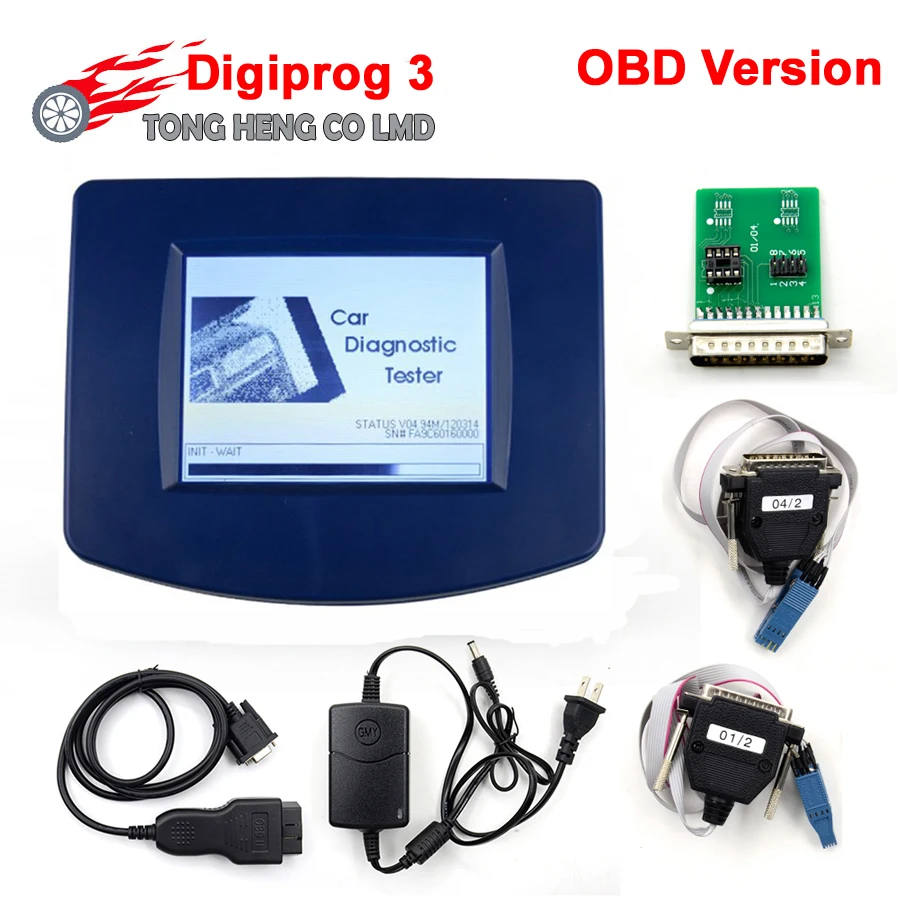 

DIGIPROG III Digiprog 3 OBD Version V4.94+OBD2 ST01 ST04 Cable Digiprog3 OBD II Odometer Correction Tool Multi-languages DP3