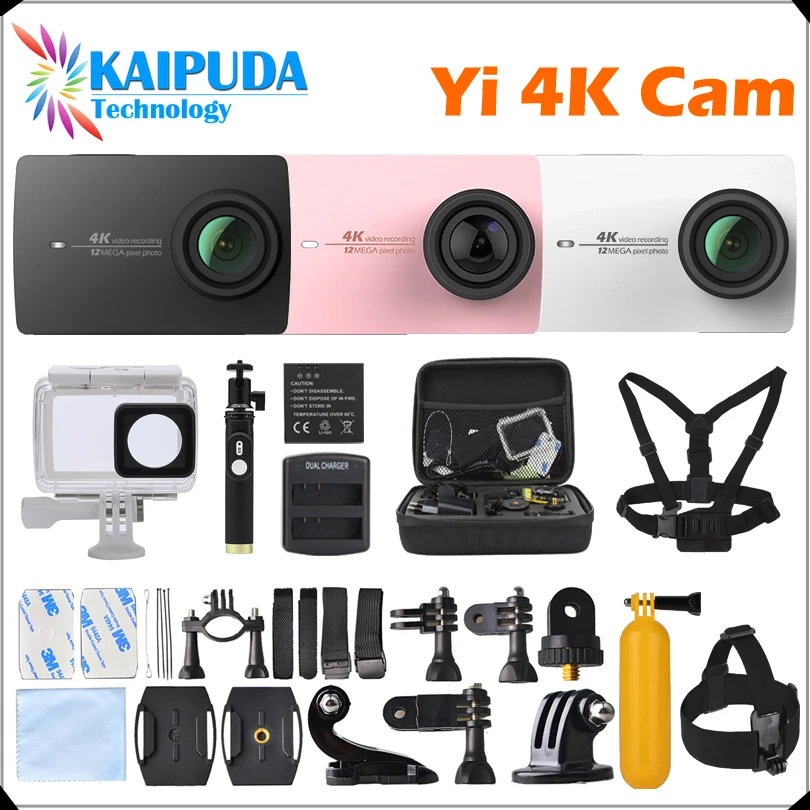  [International version]  Xiaoyi Yi 2 4K Action Camera Ambarella A9SE IMX377 4K/30fps WiFi waterproof Helmet Cam sport xiaomi yi 