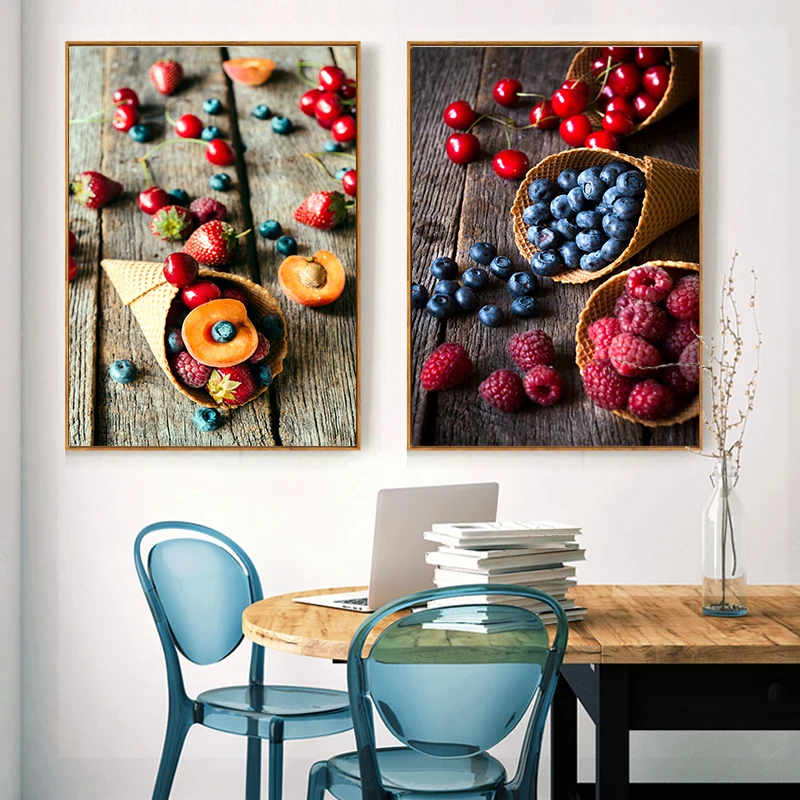 Nordic-Style-Dessert-Fruit-Photography-Canvas-Painting-Posters-Print-Modern-Wall-Art-Pictures-For-Dinning-Room (2)