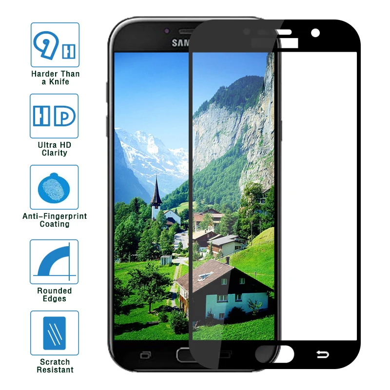 

for Samsung Galaxy A7 2017 A720 Screen Protector Protective Glass Tempered SM-A720F Explosion Proof Class Film Phone Accessories