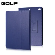 Чехол для iPad 4 3 2, GOLP, противоударный, из искусственной кожи, подставка, держатель, умный чехол, ультра тонкий, полная защита, флип-чехол для iPad 2/3/4