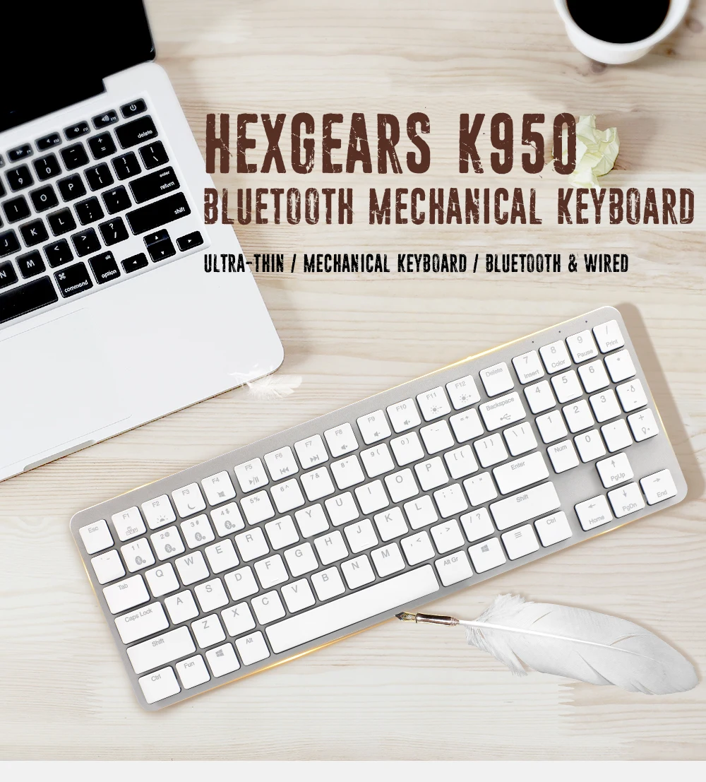 Hexgeards X1 Bluetooth RGB подсветка игровая клавиатура Kailh CHOC переключатель механическая клавиатура ультра-тонкая портативная беспроводная клавиатура