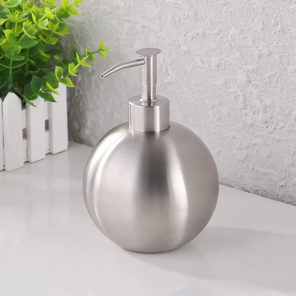 KES Lotion/Soap Dispenser for Kitchen or Bathroom Countertops, Brushed