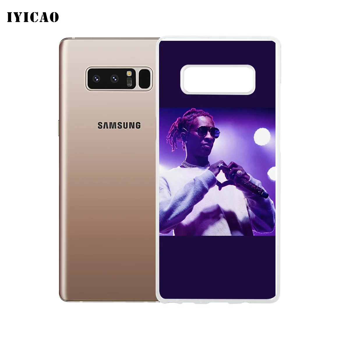 IYICAO Young Thug Рэппер Мягкий силиконовый чехол для телефона Samsung A5 A6 Plus A7 A8 A9 J3 J5 J7 Note 8 9