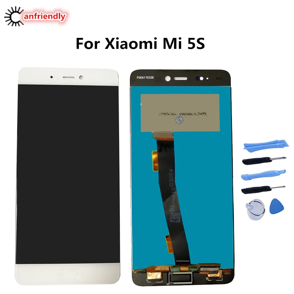 Display + Touch Screen For Xiaomi Mi 5S 5.15 inches LCD Replacement Digitizer Assembly 5 S Phone display screen | Мобильные телефоны