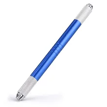 Синий микроблейдинг аппарат для татуажа Перманентный макияж бровей татуировки руководство Бестселлер#30