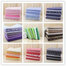 5 комплектов цветов 35 шт печать простая хлопковая ткань для одеяло из разноцветных лоскутов стеганые ткани 50*50 см-Выберите свой собственный цвет