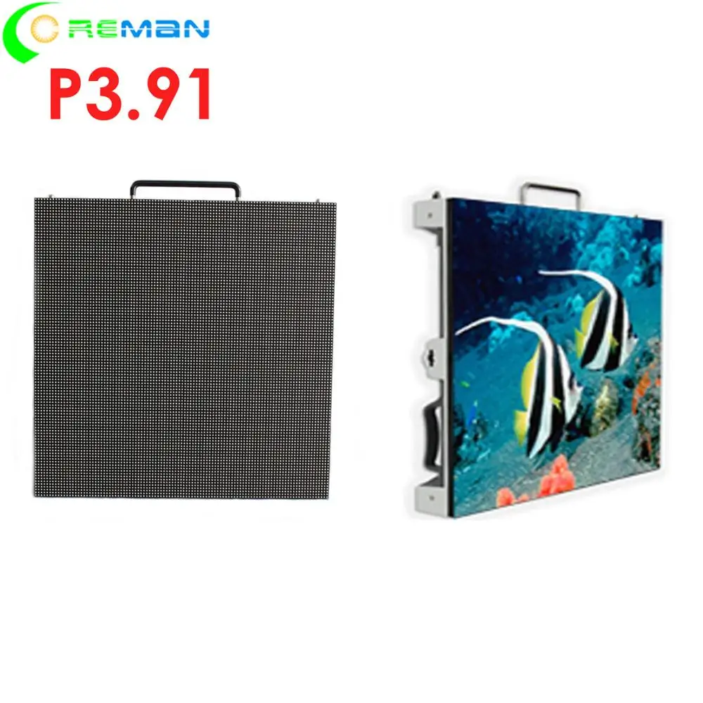 AliExpress испанский висящего типа светодиодный экран p3.91 p4.81 500x500 светодиодный cabient Star MRV336 MRV328 MRV366