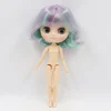 Middie blyth nude doll 20cm JOINT body Frosted face with makeup gray eyes soft hair DIY toys gift with gestures ► Photo 3/6