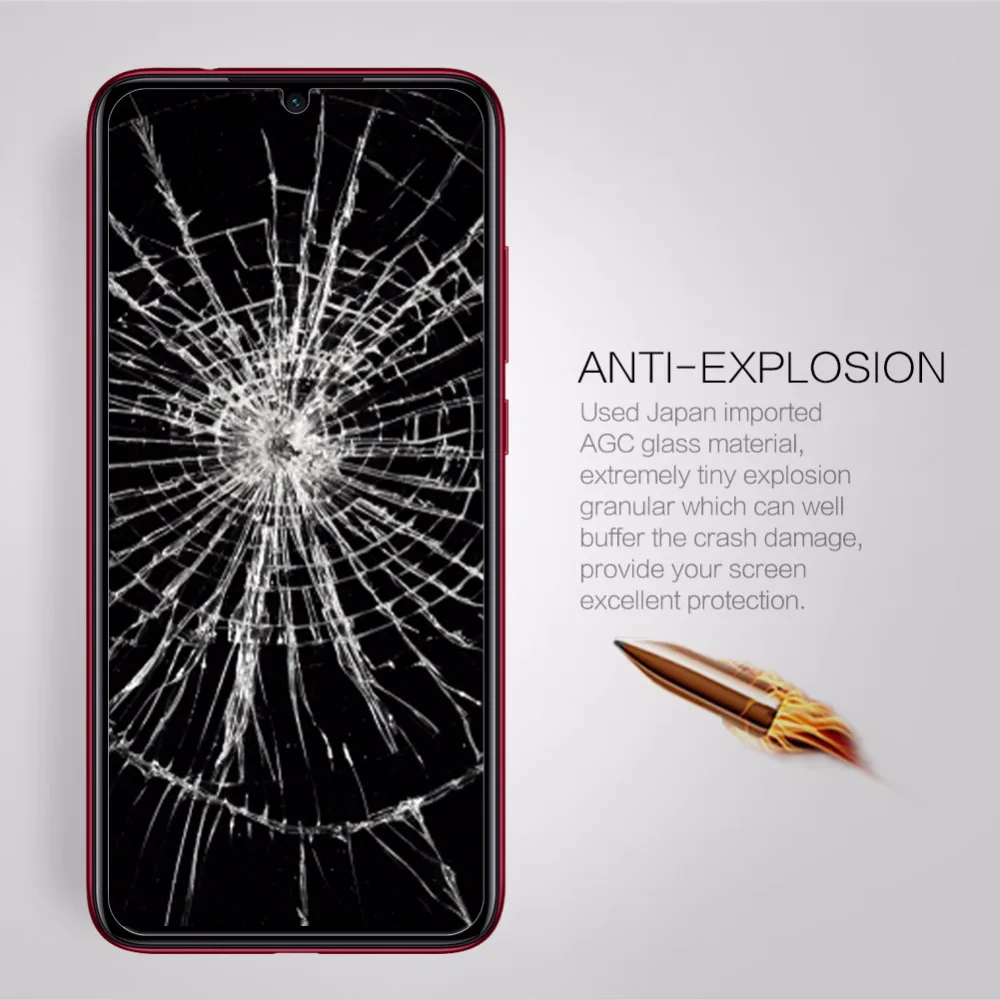 Закаленное стекло Nillkin 9H + Pro для Xiaomi Redmi Note 8T 8 7 7s 6 5 k20 Mi 9 9T SE|Защитные стёкла и