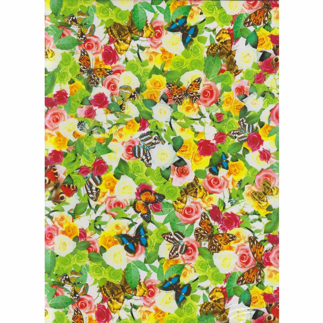 1pc Butterfly Flowers Hydrographic Film Water Transfer Printing Film Hydro Dip PVA