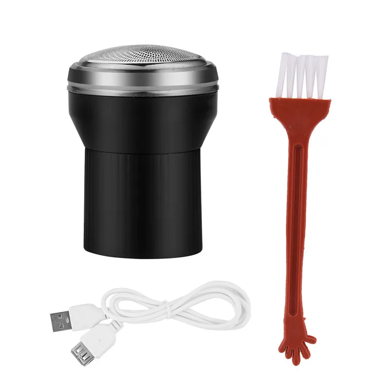 RC369H Портативный мини-электробритва USB триммер для бороды 3D плавающая головка из нержавеющей стали бритва для усов путешествия Кемпинг 31 - Цвет: RC369H