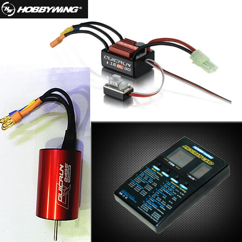 1 шт. оригинальный Hobbywing QuicRun WP 16BL30 Бесщеточный Регулятор Скорости 30A RC автомобиль