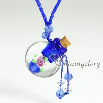

aromatherapy necklace diffuser pendant diffuser handmade glass essential jewelry perfume bottle necklaces