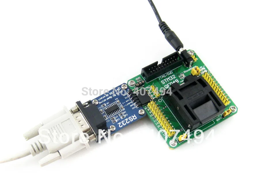 Программатор розетка STM32F10xC STM32L15xC Yamaichi STM32 шаг 0 5 мм QFP48 LQFP48 STM32F10xC|Демонстрационные