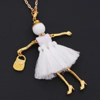 Colliers à la mode pour femmes, Long collier pour dames et chaînes pendentif, bijoux cadeaux 3