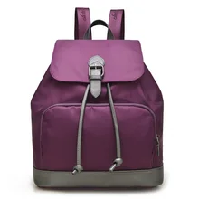 2016 Simple fashion Korean style nylon women backpack college student school book bag leisure large capacity backpack