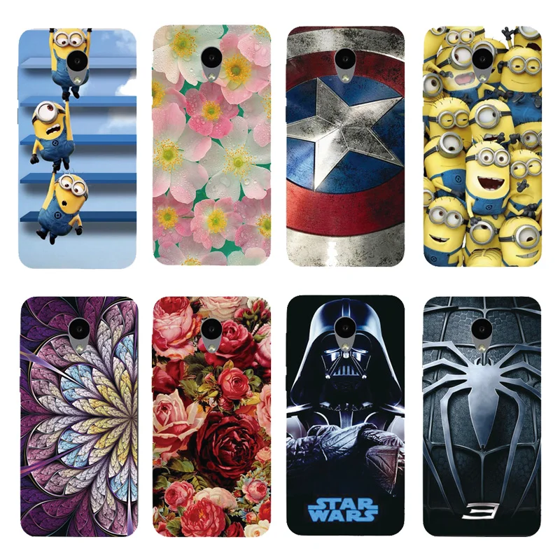 Case For Meizu M2 MINI 5.0 Inch Cover Beautiful Design Original Plastic Printed Cartoon Phone Case Printing Drawin Phone Cases
