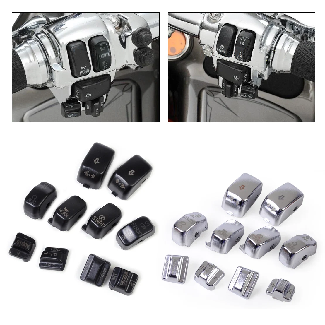 Harley Davidson Sportster Switch Cap Kit Harley Davidson Sportster Switch Cap Kit