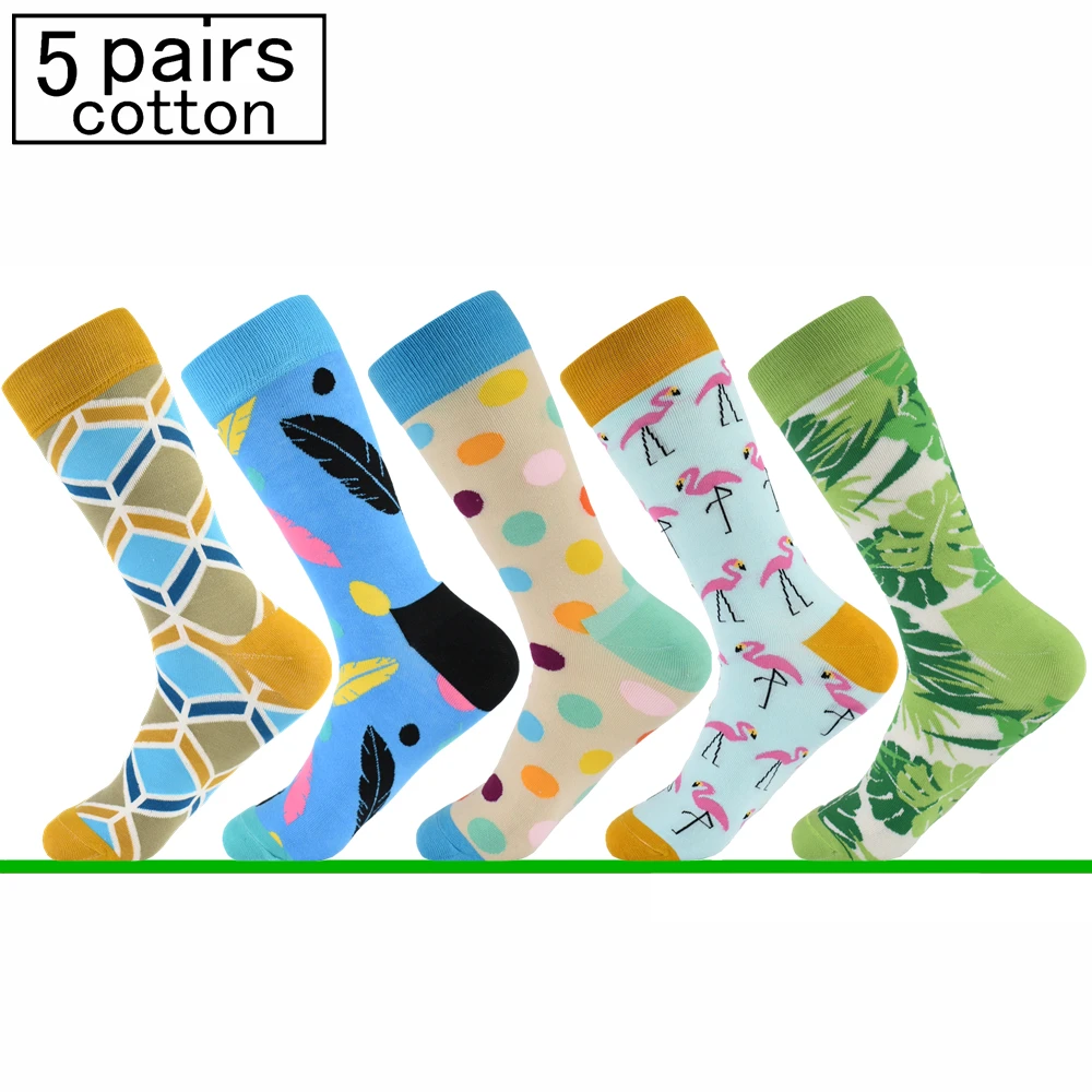 2018 Продажа Топ Мода Смешные носки Sokken Calcetines Hombre S хлопок Для мужчин Носки Happy