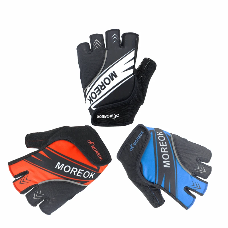 

BRO Summer Bicycle Gloves MTB Half Finger Cycling Gloves Nylon Mountain Bike Gloves Men Breathable Sport Glove