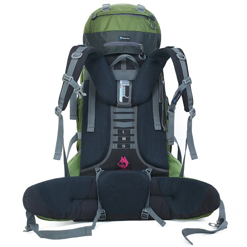 Jungle King China High quality outdoor camping hiking bag nylon high tear strength adjusting 75+10L heavy backpack shoulders Jungle King China High quality outdoor camping hiking bag nylon high tear strength adjusting 75+10L heavy backpack shoulders