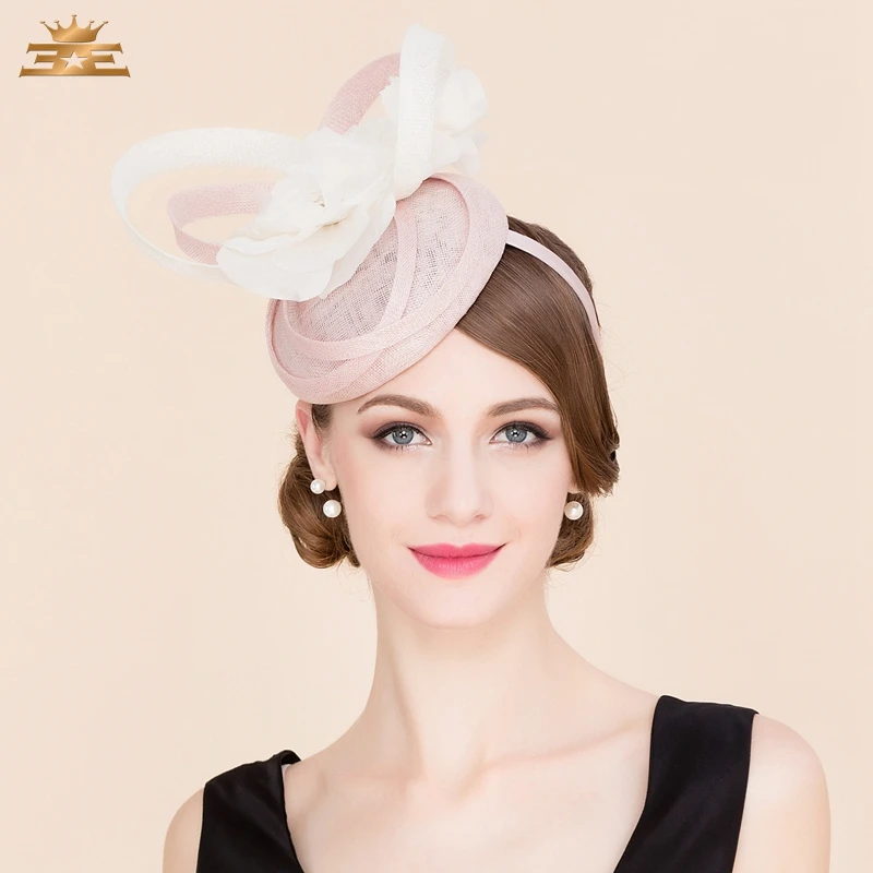 Fascinators for Women Linen Church Kentucky Derby Fascinator Bridal Tea Party Wedding Hat Fascinators for Women Linen Church Kentucky Derby Fascinator Bridal Tea Party Wedding Hat