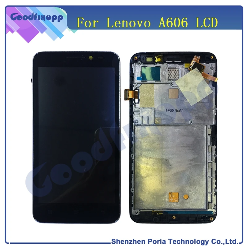 LEN079 Original For Lenovo A606 LCD Display With Touch Screen Digitizer Assembly With Frame Replacement Parts(1)