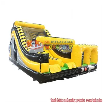 Buy Customized PVC Children Recreation Inflatable Slide With Blower For Outdoor Game