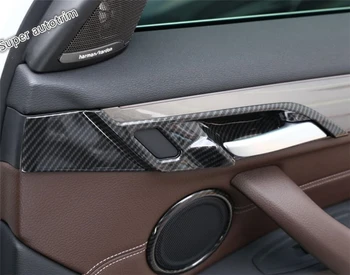 

Lapetus Inner Car Door Handle Bowl Frame Cover Interior Trim ABS Fit For BMW X1 F48 2016 2017 2018 2019 2020 Carbon Fiber Look