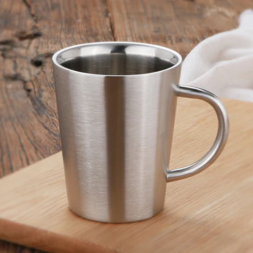 C GUIBOBO кофе чашка из нержавеющей стали с ручкой 340 мл чай посуда для напитков NO0196131304 - Цвет: C