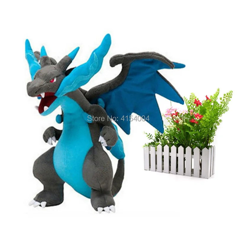 10 шт./лот Mega Charizard X Mega Evolution качественные игрушки Peluche аниме плюшевые для детей " 23 см Рождественский подарок