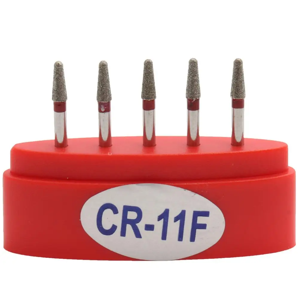 Стоматологические алмазные боры Средний FG 1,6 M для стоматологических высокоскоростных наконечников Стоматологическая турбина CR сериалы - Цвет: CR-11F