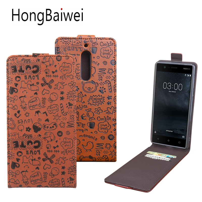 

Leather Flip Cover Wallet Case for Nokia 3 Nokia 5 Nokia 6 Cover High Quality Book Stand Card Slot Phone Case For Nokia 1020 Bag