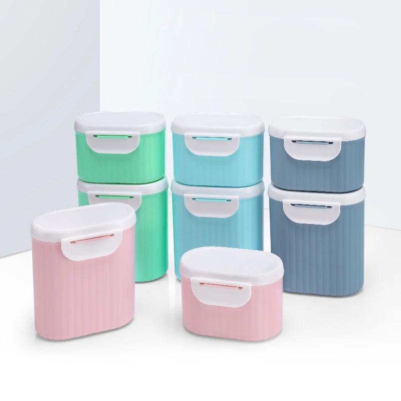 

Baby Formula Milk Storage Infants Portable Milk Powder Formula Dispenser Food Container Storage Feeding Box for Kids Food PP Box