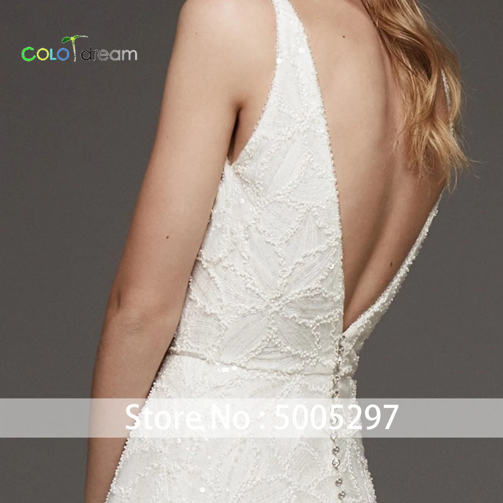 Свадебное платье A line chapel train vestido de novia совок