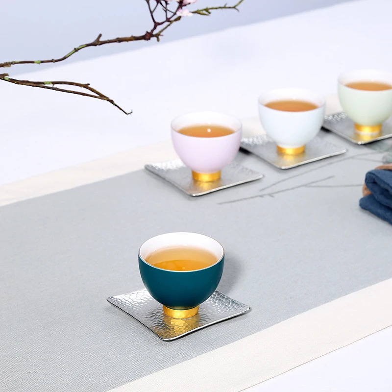 Wourmth 6 цветов красочный китайский Чай чашки Керамика Чай чашки Китайский Kingfu Чай набор аксессуаров высокое качество фарфора