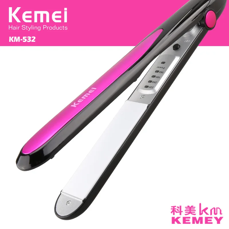 

Professional Hair Flat Iron Curler Hair Straightener Irons EU Plug Tourmaline Ceramic Coating Styling Tools Free Shipping
