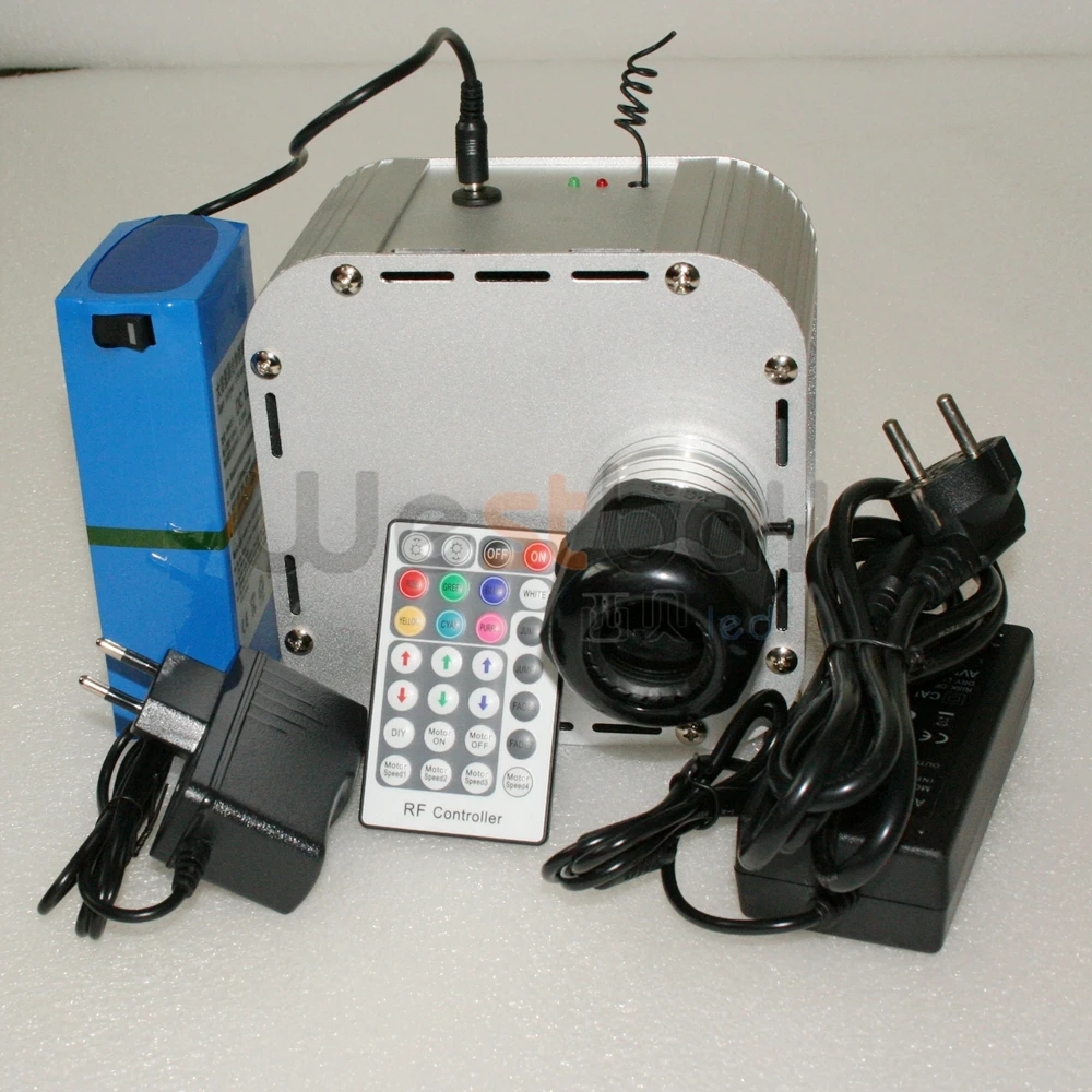 Single port 32W 4 level speed Twinkle RGB LED Fiber Optic Light engine