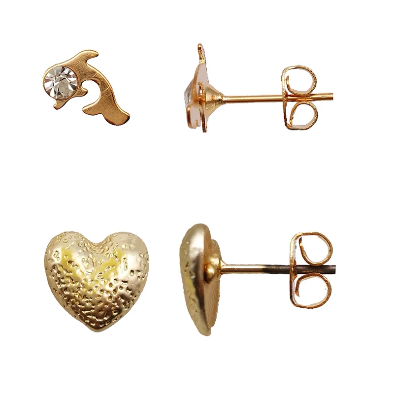 

New Design Sweet Jewelry Spray Paint Stud Earring With Flower Earrings Statement Trendy Brincos for Girls Gift Pendientes
