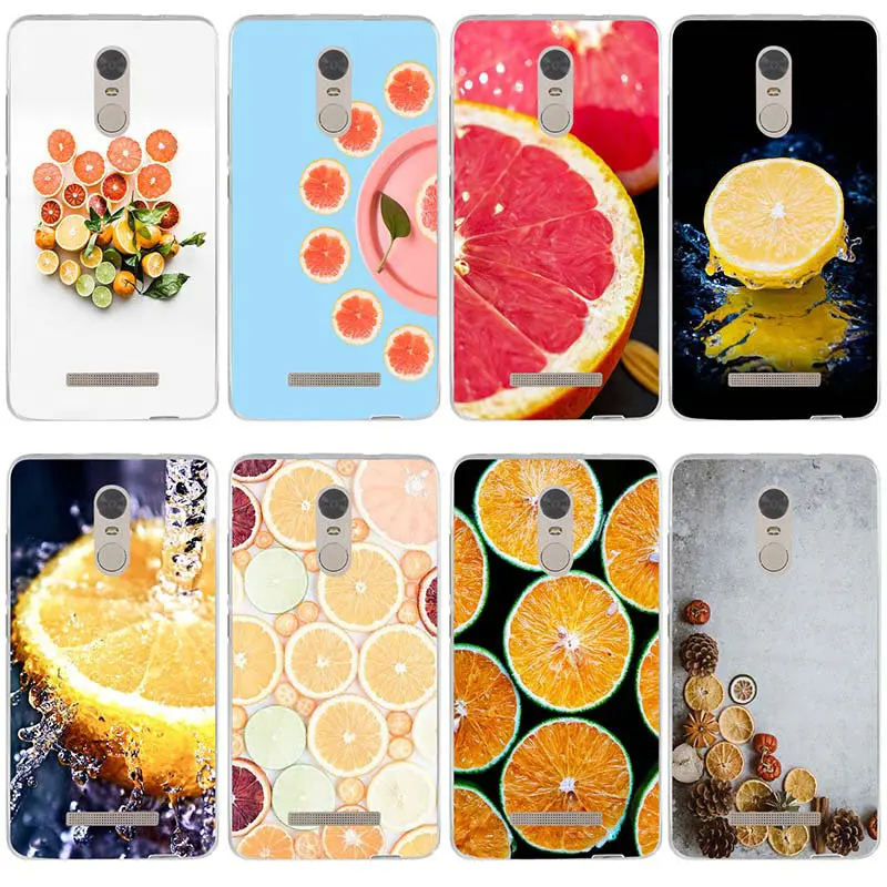 Phone Case Soft TPU Cover for Xiaomi Redmi Mi Note 2 3 3S 4X 4A 5 6 5S 5A 8 A1 Pro Plus Bags Lemon Art Painting Slice | Мобильные
