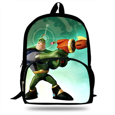 16-inch Pop Game Ratchet And Clank Print School Bags For Teenagers Boys Girls Children Cartoon Bag Kids Backpack Mochila - Цвет: d7662